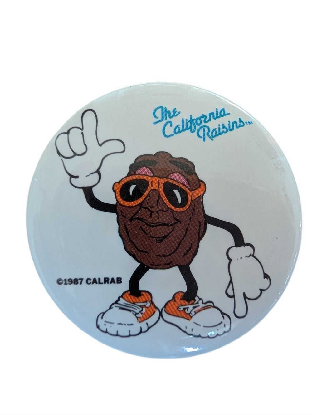 California Raisins Button 1987 Vintage